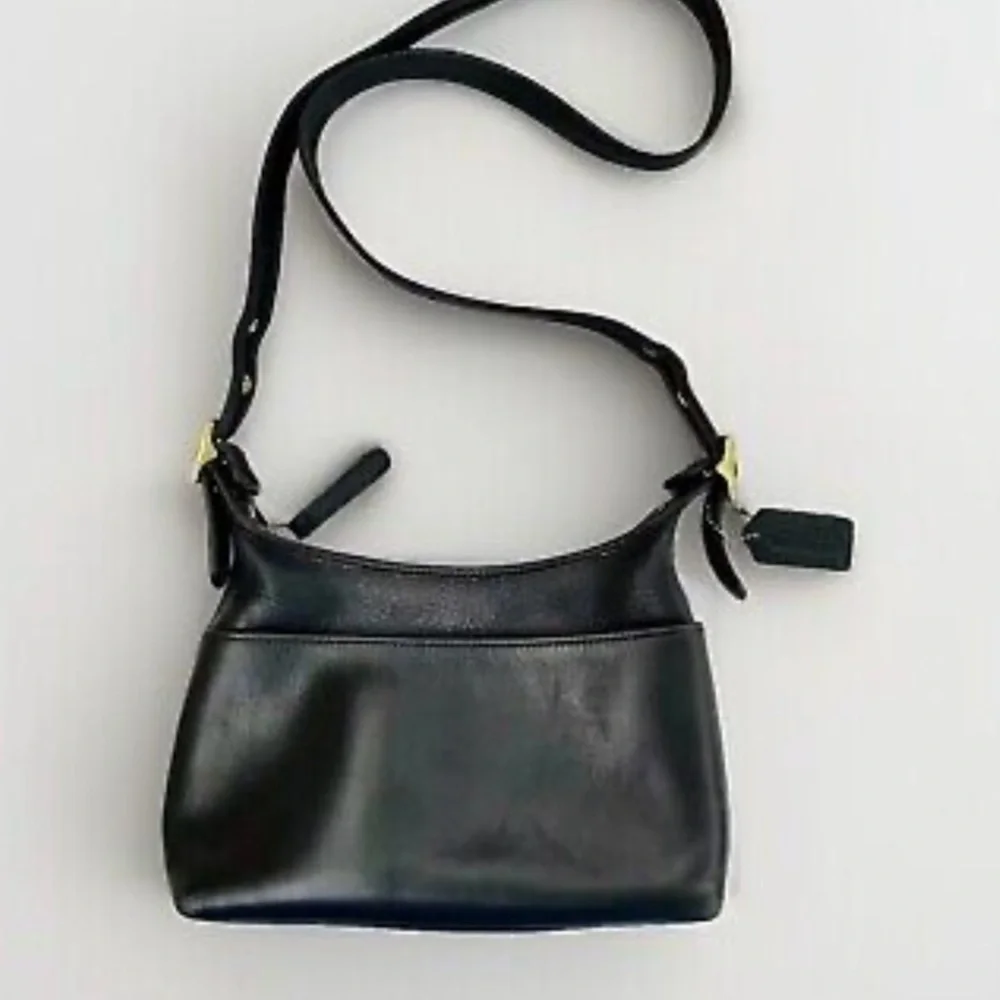 Coach vintage legacy 9136 Black Leather Shoulder Bag
